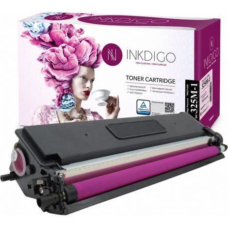Inkdigo Toner TN325M kompatibel mit Brother DCP-9055CDN HL-4140CN TÜV-zertifiziert (1/5)