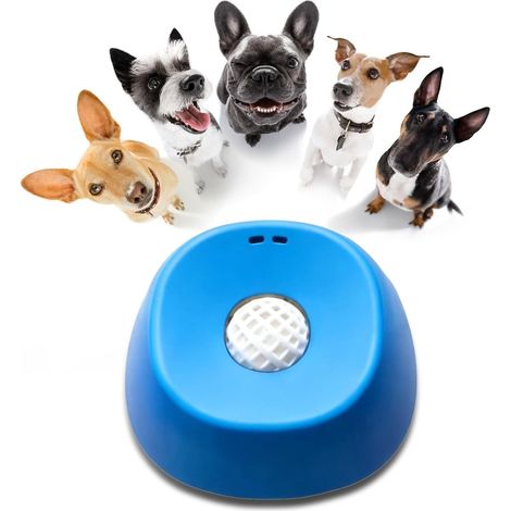 Ciotola per cani con sfera rotante per l'alimentazione lenta di liquidi, supporto nutrizionale e sollievo dall'ansia (blu) (1/3)