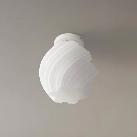 [NEUWERTIG] B-Ware Lindby Deckenleuchte Lampe Nuvia Weiß 3 D Druck Höhe 32 Cm Beleuchtung
