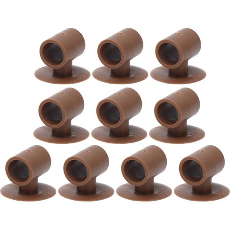 Toivize 10 protectores de silicona anticolisión para pomos de puerta, no requieren perforación, bordes protectores de silicona. (1/5)