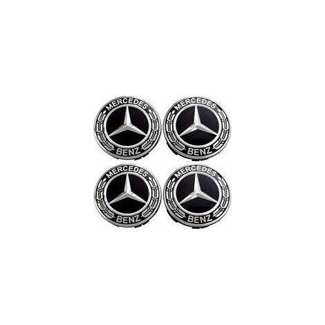 Satz mit 4 Radkappen für Mercedes-Benz 75 mm, ABS-Autozubehör (1/5)