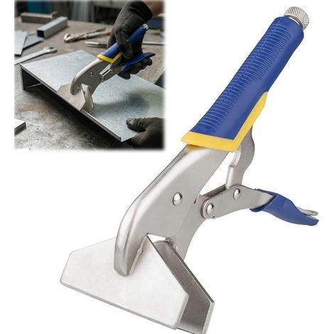 Pince pliante de 10" - Pince de bordure : pince à plier, pince de bordure avec ouverture maximale de 50 mm pour le traitement polyvalent de la tôle, outil en acier robuste pour travaux de toiture (1/5)