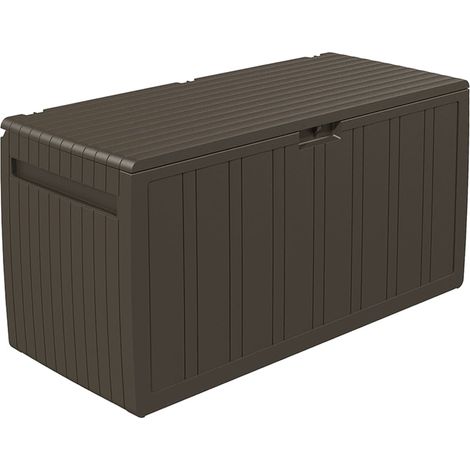 Maison Exclusive - Baule Mobile Contenitore Cuscini Marrone 117x45,5x57,5 cm 270 L