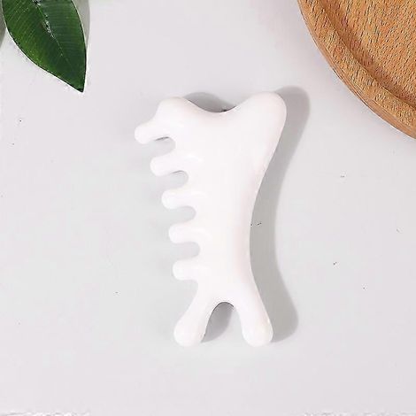 Peigne de massage en forme de pieuvre, tête en résine, brosse de massage du cuir chevelu par raclage des méridiens, peigne de massage Gua Sha pour soulager la fatigue et favoriser un bien-être optimal