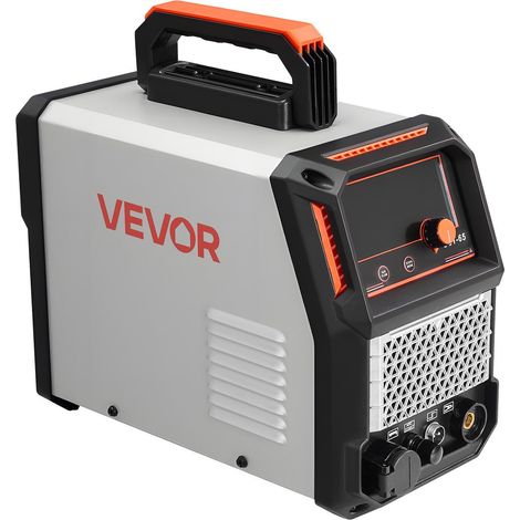 Découpeur plasma, machine de découpe plasma à arc pilote sans contact 65 A, onduleur IGBT 220 V avec affichage numérique, fonction 2T/4T et temps PA/PT réglable pour les réparations à domicile et les (1/5)