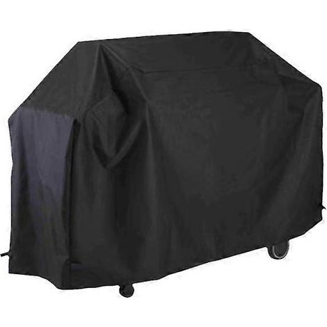 Housse de barbecue en tissu Oxford 210D pour grils extérieurs, noire, 140 x 59 x 107 cm (1/5)