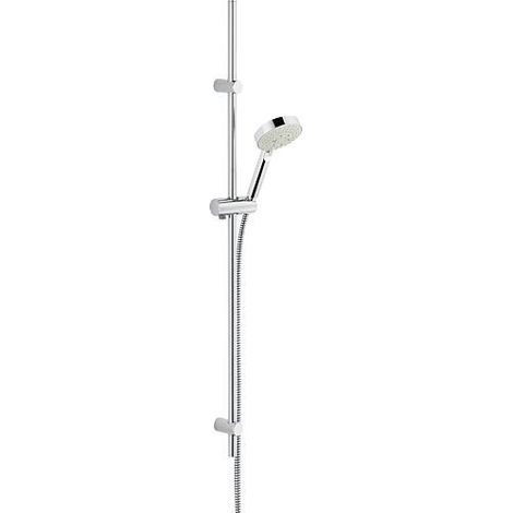 Kit de douche Heinrichschulte Ascona, barre de douche 900 mm, 5 jets Ø 100 mm, chromé