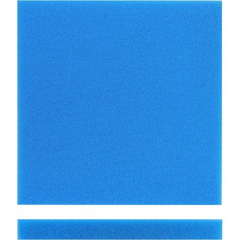 Wiltec Filtermatte Schaumstoff 50 x 50 x 3 cm mittlere Porung 20 ppi für Teichfilter Aquarienfilter Aquarium Filter Außenfilter Wasser
