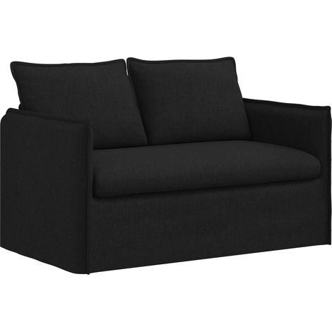 Sofa Black 136 x 82 x 85 cm Fabric vidaXL (1/5)