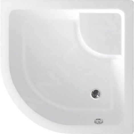 Aqualine – Receveur de douche à encastrer 80x80 cm – Acrylique sanitaire – Capacité 120 kg – Avec pieds de support – SKU C83 (1/3)