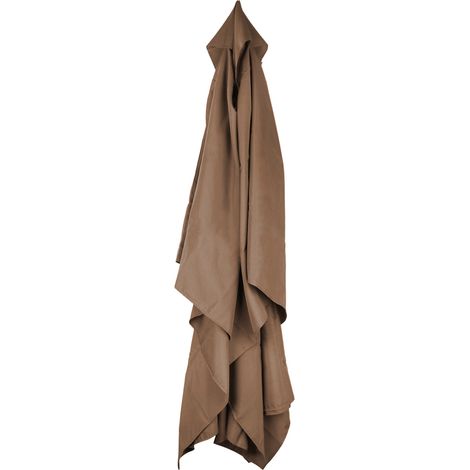 Funda protectora impermeable para sombrillas  Tafetán de poliéster 200 x 300 cm  Doble toldo con protección UV y ventilación  Fácil montaje (1/5)