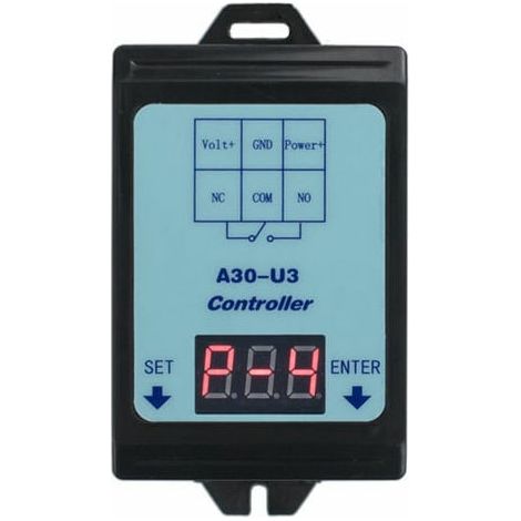 Relé de monitoreo de voltaje de CC de 6-80 V, relé de retardo de tiempo, módulo controlador de descarga de carga, relé de protección contra sobretensión y subtensión con 4 modos de trabajo M (1/5)