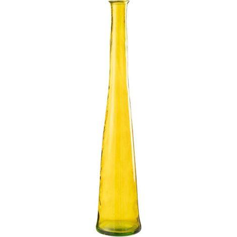 Vase en Verre "Noah" 100cm Jaune (1/4)