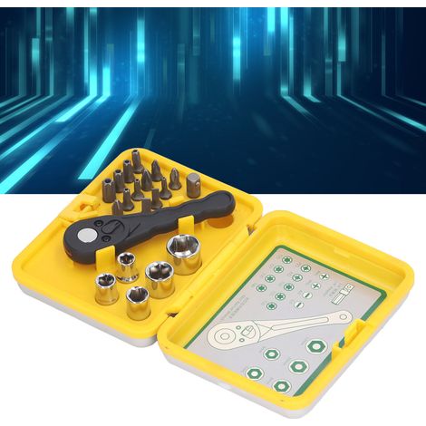 Coffret d'outils 20 pièces, tournevis, clé à douille, ensemble multifonctionnel pour la maison (1/5)