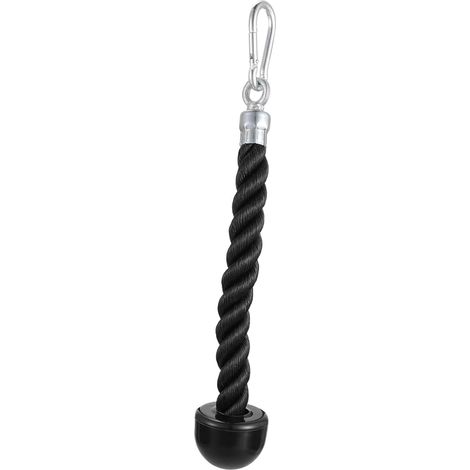 1 juego de tríceps con agarre individual para entrenamiento de fuerza, accesorio de tracción compatible con máquinas de cable para ejercicios.