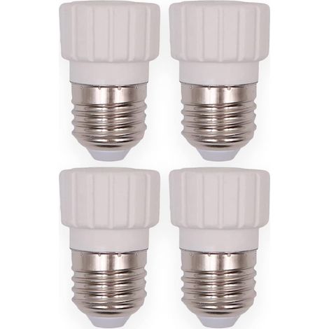 4PCS E27 vers GU10 Convertisseur de Douille Adaptateur de Douille de Base de Lampe pour Ampoules LED [Classe énergétique E] (1/5)