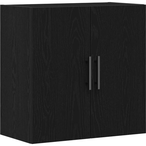 Maison Exclusive - Armadietto a muro Rovere Nero 60 x 31,5 x 60 cm