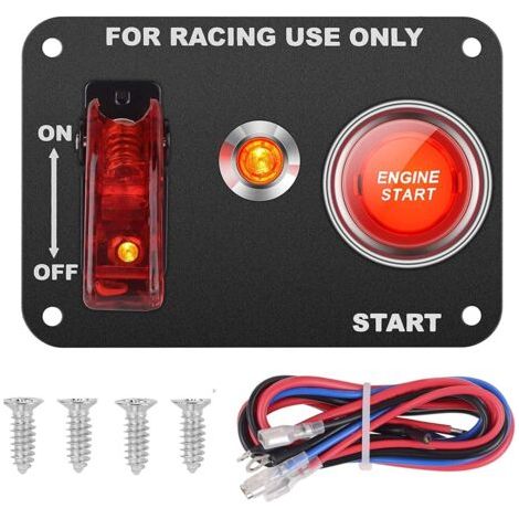 DC12V 20A/50A Universal Tableau de commutation automatique pour voiture de rénovation Interrupteur d'allumage + Interrupteur à bascule avec voyant de contrôle (1/5)