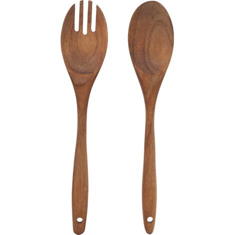 Louise - 2 couverts à salade en bois d'acacia (1/5)