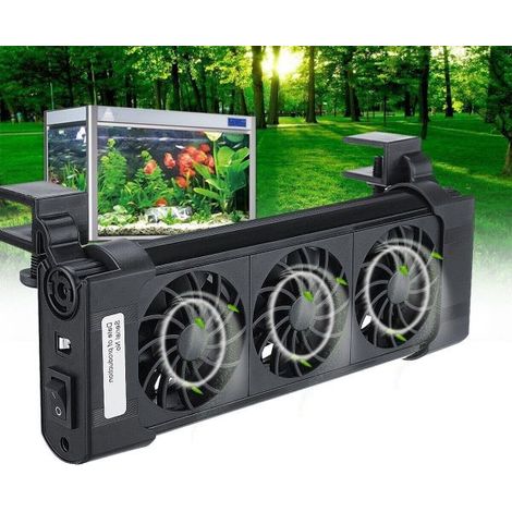 Tripla Ventola di raffreddamento per acquario 3 ventole 12V 50MM FS-603