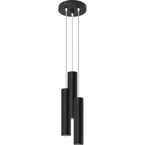 LAGOS 3P black pendant lamp (1/5)