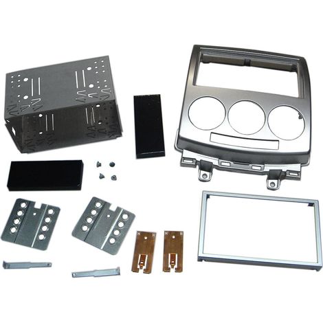 Kit Facade Autoradio KA036 compatible avec Mazda 5 05-11 Argent