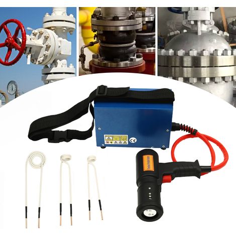 【Chauffage et ventilation】Chauffage par induction de 1,5 kW, 220 V, outil de démontage de vis, jusqu’à 800 °C, 4 bobines d’induction, sans flamme, adapté aux vis, écrous et roulements (1/5)