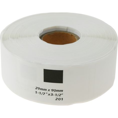 BeMatik - Rouleaux bobine 400 étiquettes compatible Brother DK-11201 DK-1201 29x90mm (1/5)