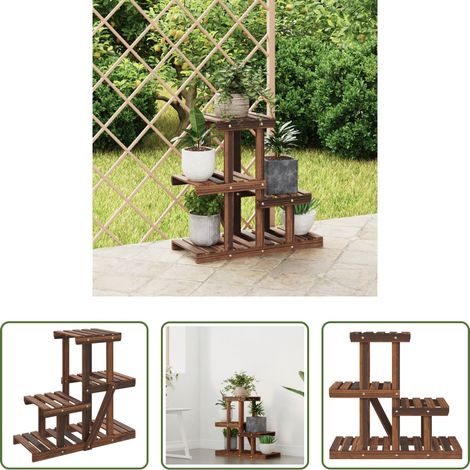 Tanne - Blumenständer 58x25x51 cm Massivholz Tanne (1/5)