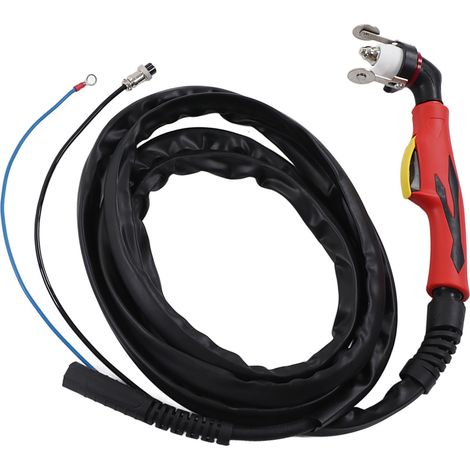 Torche de coupe plasma P80, pistolet de soudage portable haute efficacité, manchon en caoutchouc, câble de 4 mètres pour étincelage rapide (1/5)