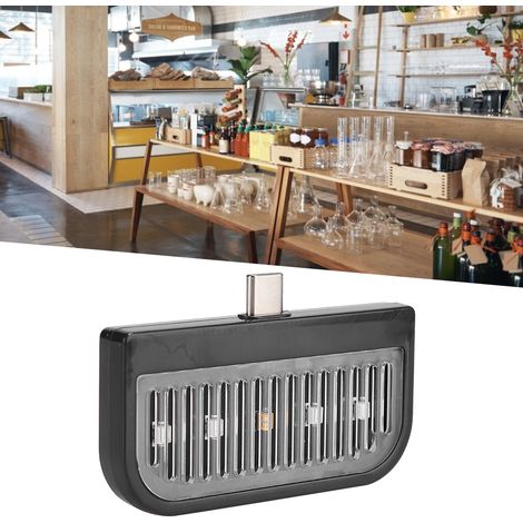 Lampe UV Portable Compacte Interface Type-C Léger Efficace Nettoyage Ultraviolet Noir (1/5)