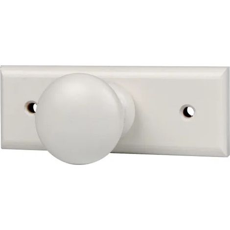 Percha de madera de haya blanca con 1 cabeza, anchura 110 x altura 42 x profundidad 60 mm (1/2)