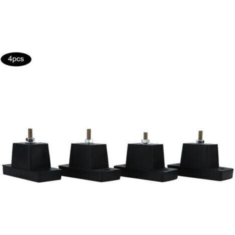 Jeu de 4 tampons d'amortisseur pour climatiseur - Support extérieur anti-vibration - Accessoires de fixation durable (1/4)