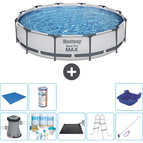 Bestway Bestway Steel Pro MAX Ronde - 366x76 cm - 9-pièces S22146 (1/5)