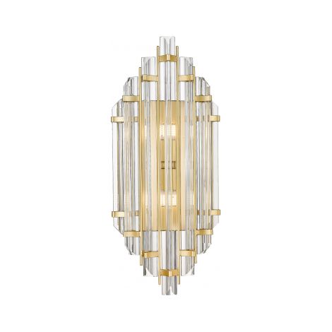 Zumaline ALEXANDRIA Wandlampe, Gold, Glas, 2x G11 (1/2)