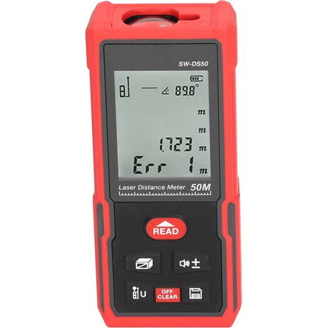 Hochpräziser, tragbarer Infrarot-Laser-Entfernungsmesser, Distanzmessgerät für Baustellen (1/5)