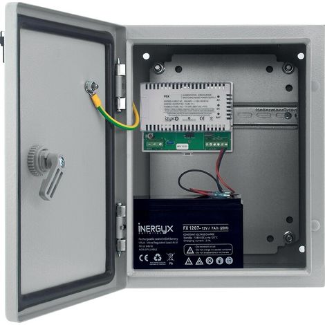 Coffret métal étanche IP66 pour alimentation 230V AC / 12V DC – 2,6A – Protection électronique contre courts-circuits et surtensions – Izyx - IP 66 EN (1/3)