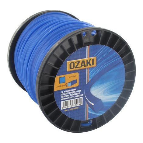 Fil débroussailleuse carré 3 mm – Longueur 120 mètres – Coupe précise pour herbes hautes et ronces – Compatible Stihl, Husqvarna, Echo – Ozaki