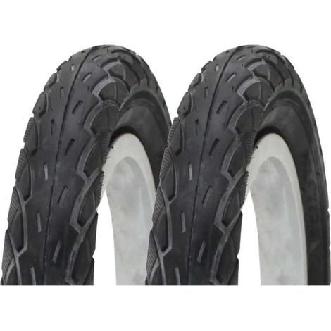 2x Pneu 12 1/2x2 1/4 (62-203) noir vélo cycle enfant draisienne vtt poussette