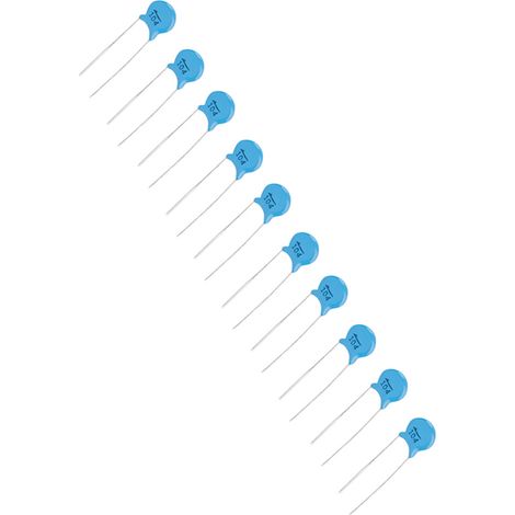 Ensemble 50 condensateurs céramique haute tension 1000V 104M 0,1uF 100nF disque (1/5)