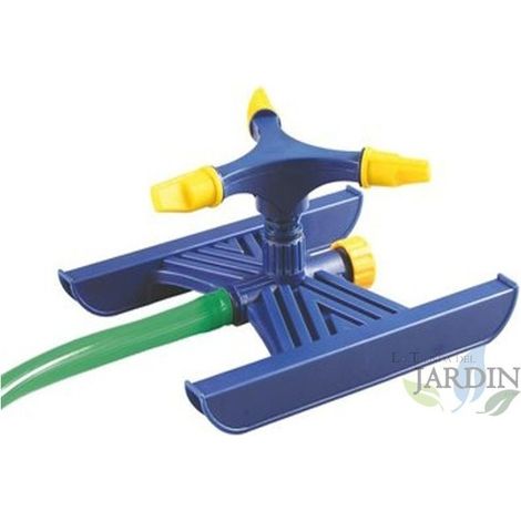 Irrigatore circolare da giardino, raggio 7,5 m, base inclusa - Ideale per piccoli giardini