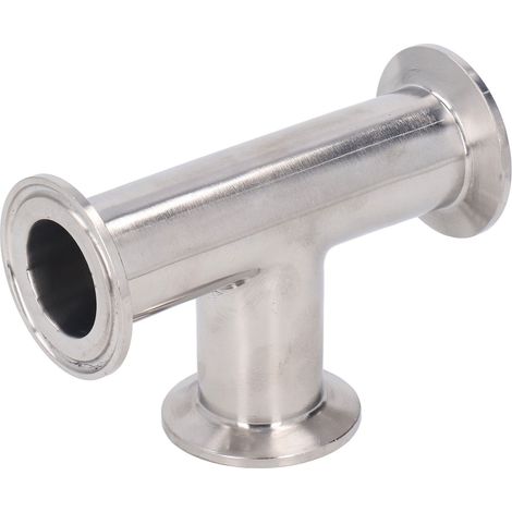 Schnellkupplungs-T-Stück aus Edelstahl 304, 3-Wege-Rohrverbinder, 25-mm-Rohrverbindung (1/5)