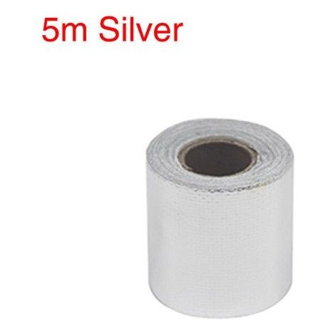 Nastro scudo termico protezione ignifugo calore oro/argento in fibra di vetro 50mm x 5M Colore - Grigio (1/5)