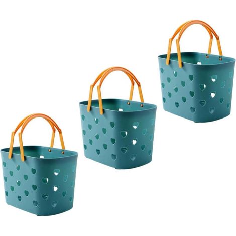 de 3 paniers de rangement en plastique organisateur pratique (1/5)