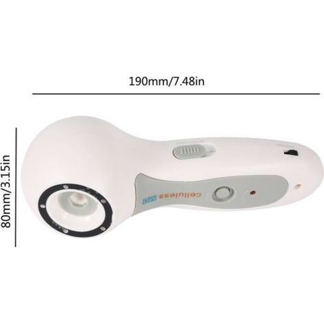 Appareil Anti-cellulite - Ventouse À Aspiration Variable - USB Rechargeable - Pour Bras Abdomen Hanches Fesses Jambes - 1 Pièce (1/4)