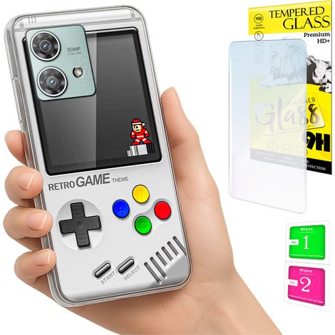 Funda para Motorola Edge 40 Neo con cubierta trasera y cristal 9H. (1/5)