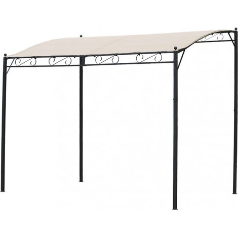 Gazebo Pergola Autoportante 3x4 m in Acciaio Antracite (1/2)