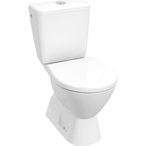 Jika Lyra plus - WC combiné, évacuation par le bas, remplissage latéral, blanc H8257270002413 (1/4)