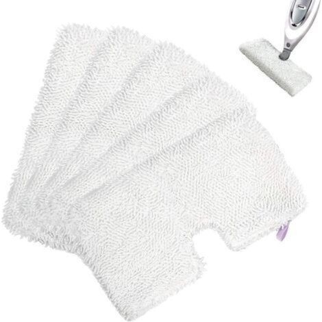 Lot de 5 tampons de vadrouille pour Shark S3501 S3550 S3601 S3601D S3801 S3801CO S3901 S2901 S2902 S4601 S4701 SE450, vadrouille à vapeur en microfibre, réutilisable (1/2)