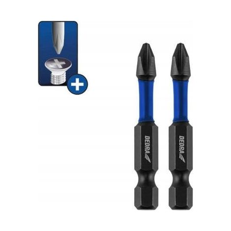 Set mit 2 Schlagschrauberbits PH 2x50 mm